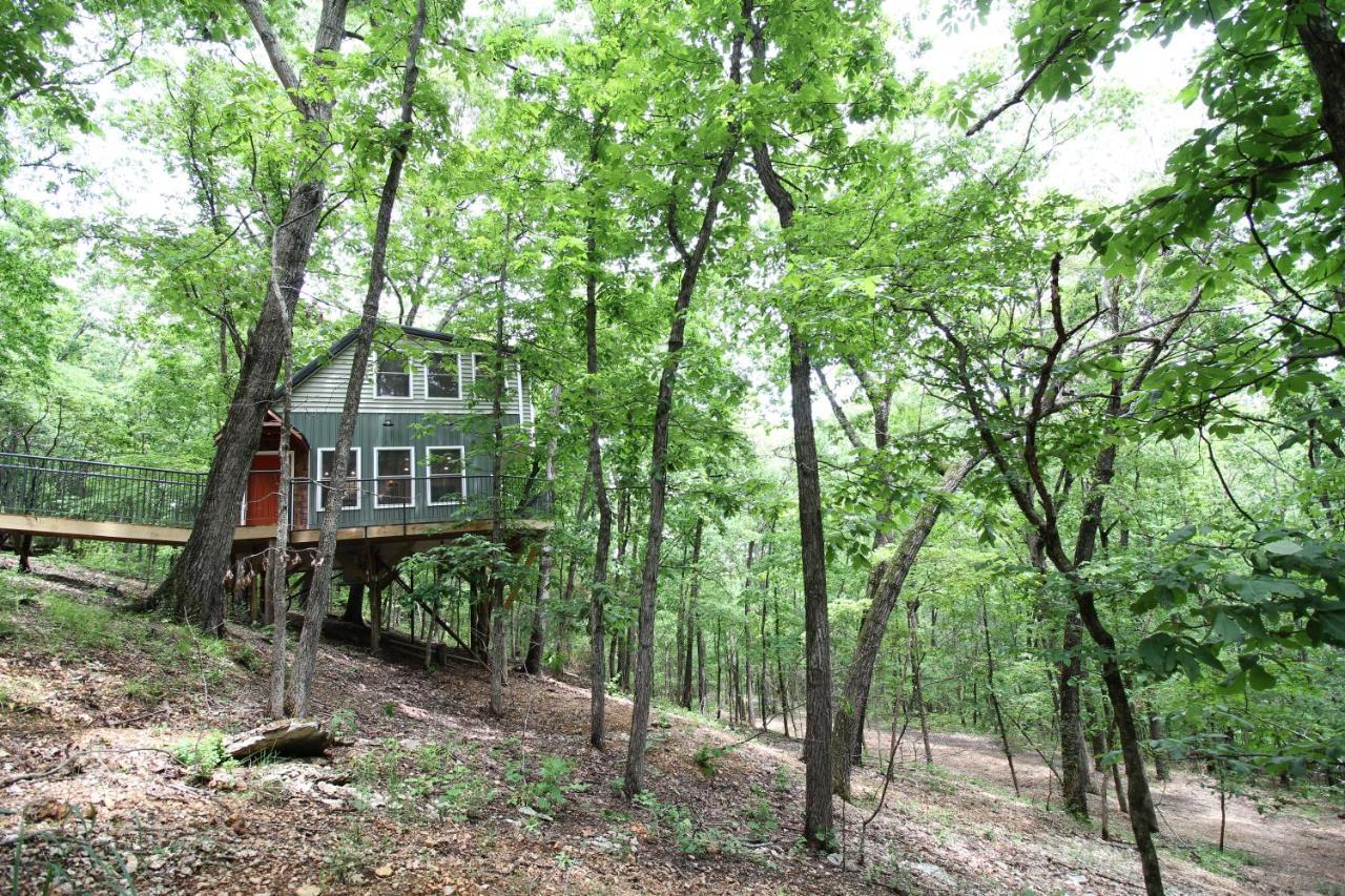 布蘭森Secluded Treehouse In The Woods - Tree Hugger Hideaway别墅 外观 照片