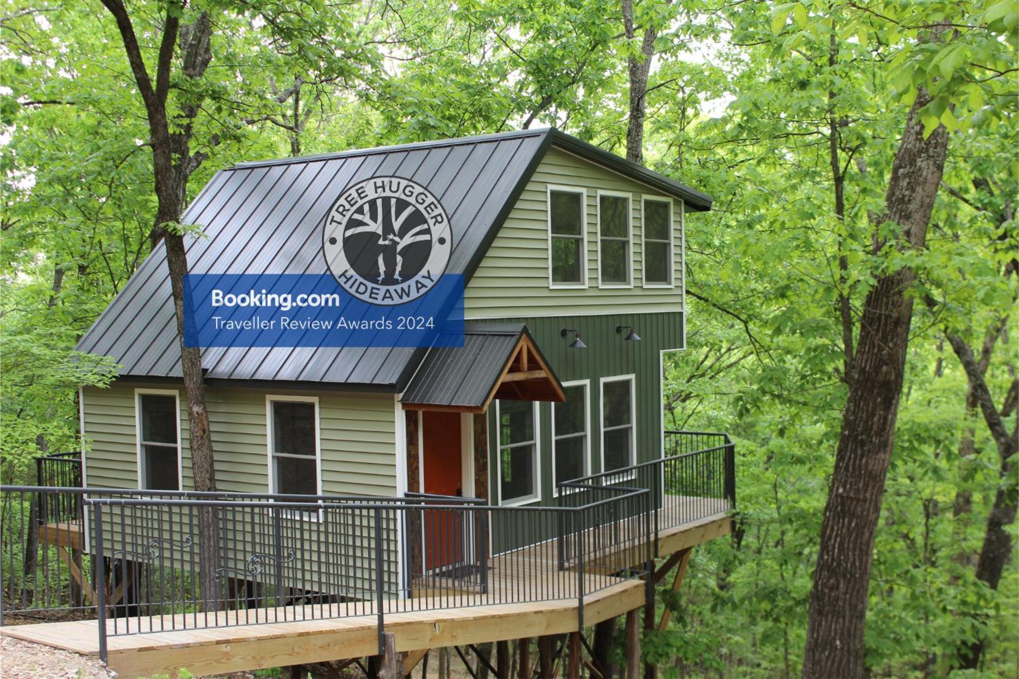 布蘭森Secluded Treehouse In The Woods - Tree Hugger Hideaway别墅 外观 照片